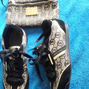 Michael Kors purse and sneaker 7.5